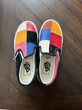 NWT Vans Old Skool Multicolor, Men's 3.5 Women's 5, Suede Leather Canvas Combo