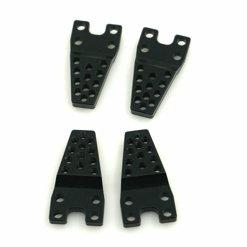 AXSPEED 4Pcs/set AlumLower Shock Mount lift Black For Axial SCX10 1/10 Crawler