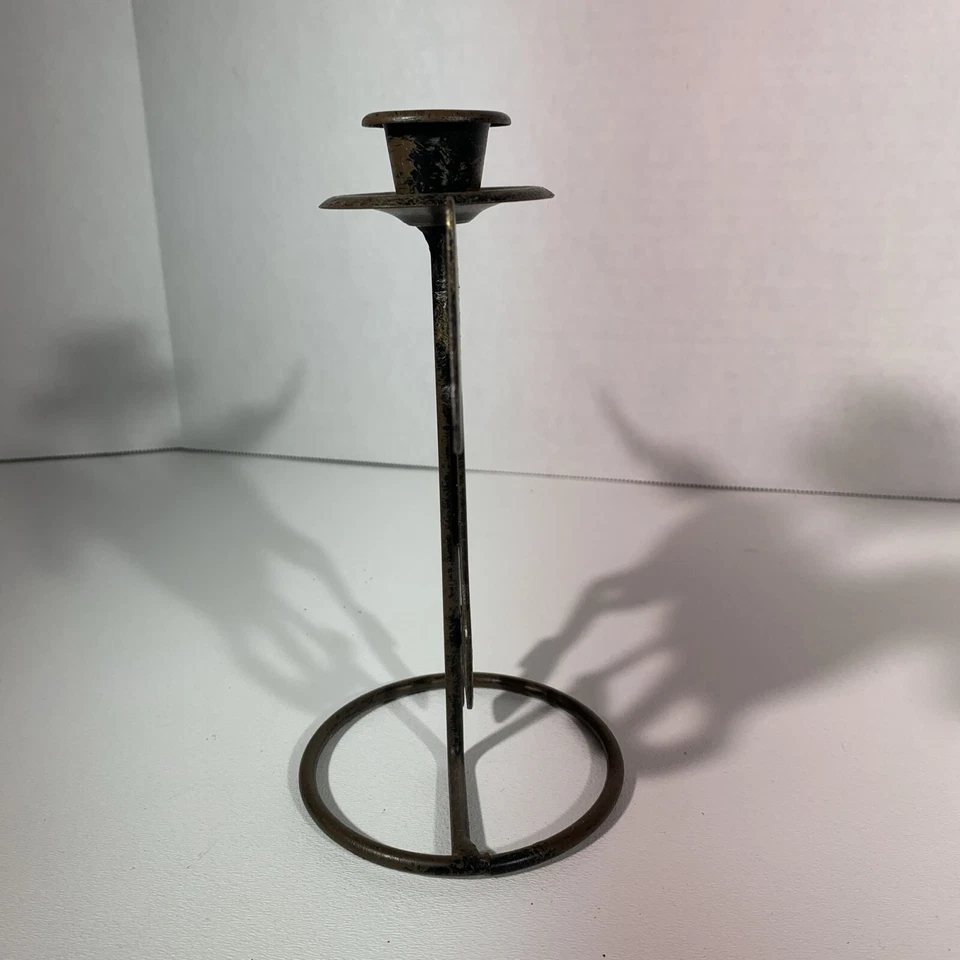 Candelabro vintage de metal para caballo decoración de vaquero occidental Foto 3 de 4