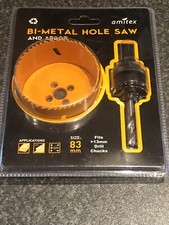 83mm AMITEX Bi-Metal LED Lighting Hole Saw for Wooden Floors Skirting Ceilings