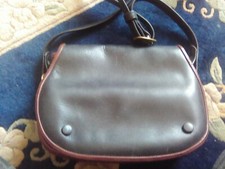 Handmade Black and Brown Leather handbag VGC