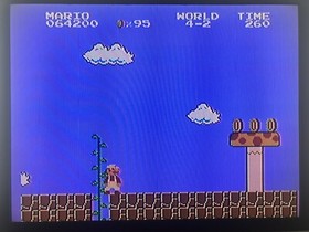 Nintendo Famicom Family Computer Console HVC-001 With SMB1 Game Tested & Working