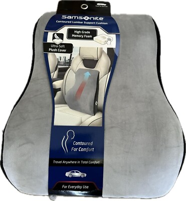 SamsonIte Memory Foam Lumbar Cushion Ultra Soft Office Chair Car