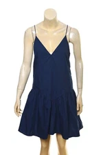 Rhode Resort Nelly V-Neck Mini Dress S 6 Women's Casual Flare Short NEW 40311