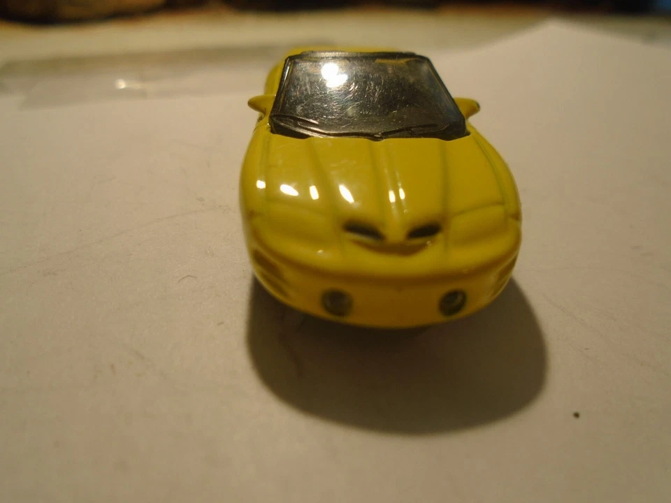 HIGH SPEED 1/87 HO SCALE PONTIAC TRANS-AM YELLOW CONVERTIBLE, MINT     5-62-3-15 - Image 3 of 4