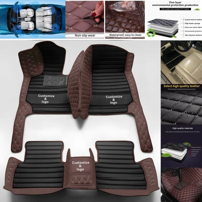 For Mitsubishi Mirage 2013-2024 Custom Car Floor Mats All Weather Liners Carpets - Imagem 4 de 4
