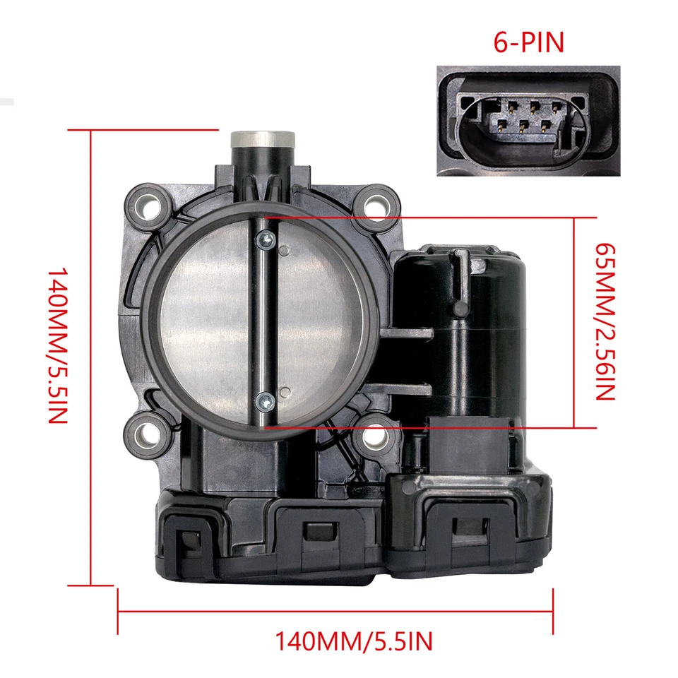 Throttle Body For Jeep Grand Cherokee Dakota Ram 1500 2007-2011 Dodge Nitro 3.7L Foto 3 de 4