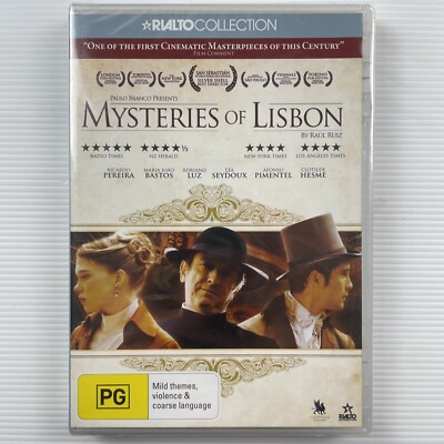 Mysteries of Lisbon DVD 2010 Region 4 European Drama BRAND NEW