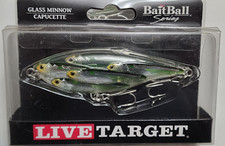Koppers Live Target Baitball Series Glass Minnow Capucette Twitch Bait Green Top