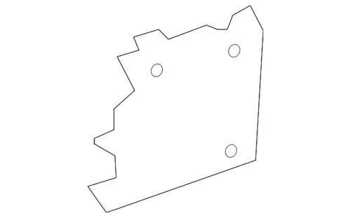 Genuine Acura 2009-2014 T Bracket Set, L Front Sub-Frame Support 04616-TA5-A00ZZ