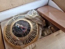 Vam Ventilatore da soffitto BERMUDA ottone 4 pale di legno 132 cm 3 velocità