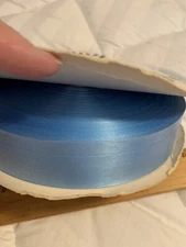 ❤️Blue Ribbon Full Roll Gift Wrapping Ribbon 1.75” x 200 yards NOS