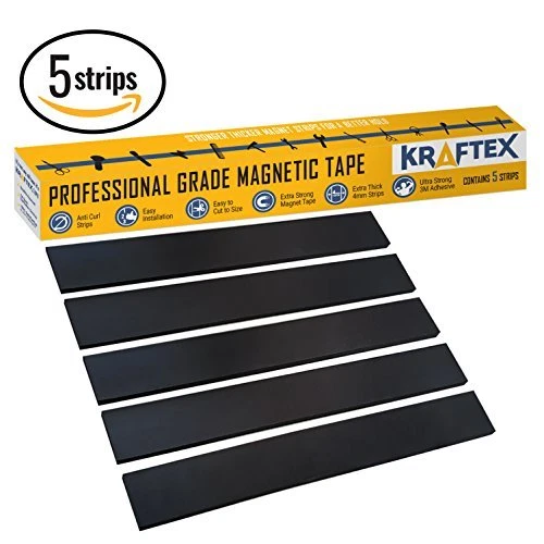 Heavy Duty Super Strong Magnetic Strips with Adhesive Backing