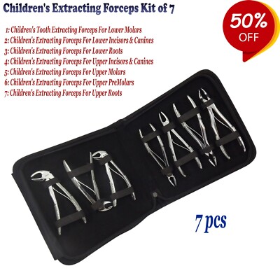 Children Tooth Pediatric Extracting Forceps For Dentists Dentistry Lab Surgical 