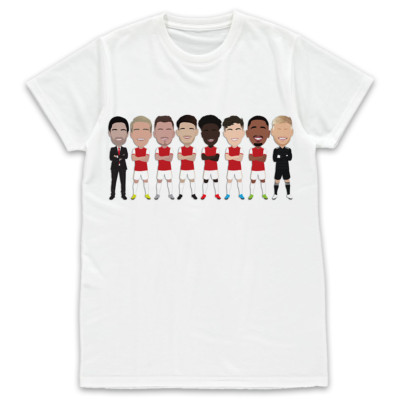 Arsenal Mens Vector Heroes T-Shirt S-XXXL Unofficial Arteta Saka Rice 2023-24
