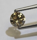 GIA certified .54ct VS2 S-T Light Brown loose round diamond champagne Natural — photo 4
