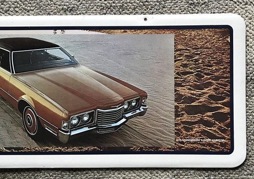 Cartel de sala de exposición Ford Thunderbird 1972 2 puertas de 2 puertas - Imagen 4 de 6
