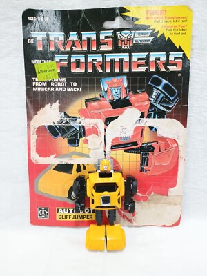 Vintage 1984 Takara G1 Transformers Autobot Yellow Cliffjumper Pre-Rub NICE!