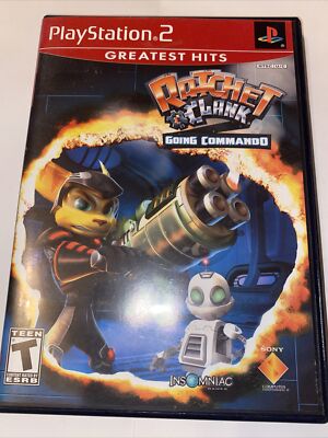 Ratchet & Clank Going Commando PS2 (Sony PlayStation 2, 2003)
