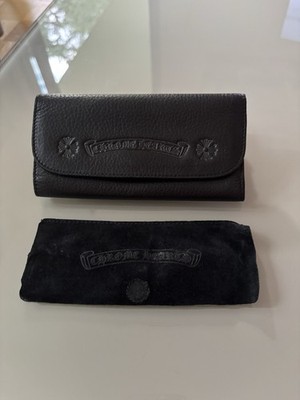 Original Chrome Hearts Brillenetui aus Echtleder
