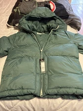 Alpine Design Men's Down Puffer Jacket Size Medium Green Insulated Winter