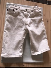 Polo Ralph Lauren White Denim Sullivan Slim Shorts Size 5