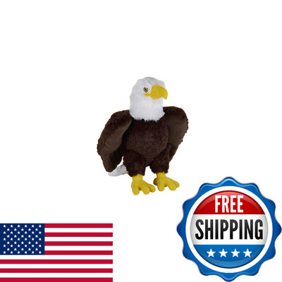 Wild Republic Cuddlekins Eco Bald Eagle Stuffed Animal 12 Inches Plush Toy Recyc