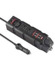 200W Car Power Inverter, DC12V to 110V AC Power Inverter with Cigarette Light...