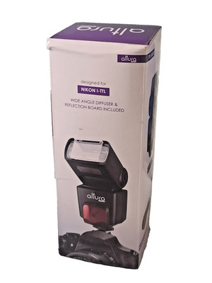 Altura NIKON I-TTL Wide Angle Diffuser & Reflection Board Pro Series Flash LCD