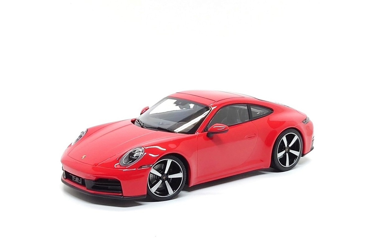Minichamps 1:18 Porsche 911 Carrera (992.2) in Guards Red | eBay