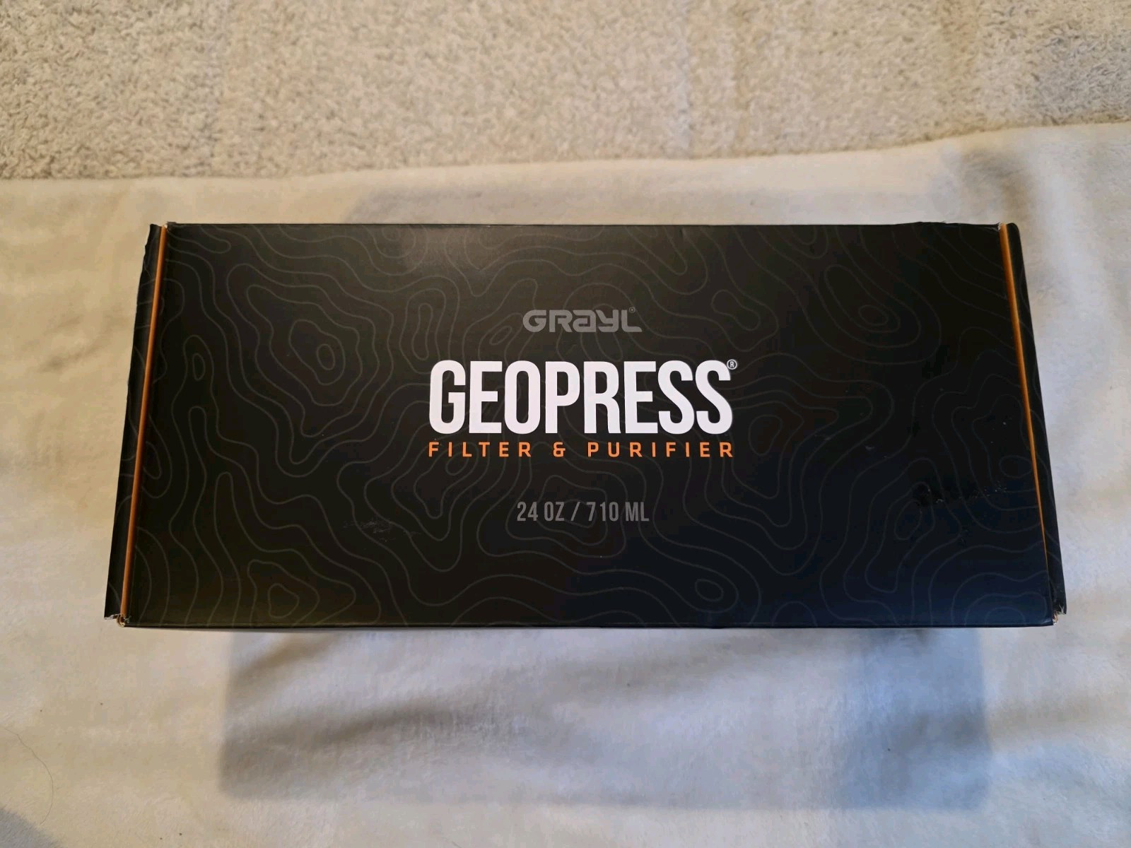 Grayl GEOPRESS Purifier Water Bottle 24 oz Red Wanderer