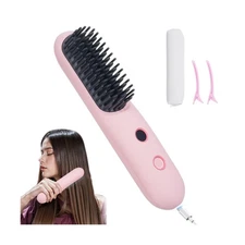 Bestauty Cordless Hair Straightener Brush, MCH Fast 20s Heating Tec... Fast Ship