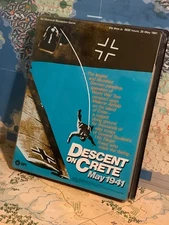 DESCENT ON CRETE Unpunched-MINT SPI 1978 WWII Airborne Invasion War Game