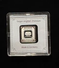 Geiger Original 5 gram Silver Bar Schloss Güldengossa .999 Fine from Germany!