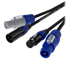 Blizzard COMBO 3-PIN DMX POWERCON COOL CABLE 3 6 10 25 Foot