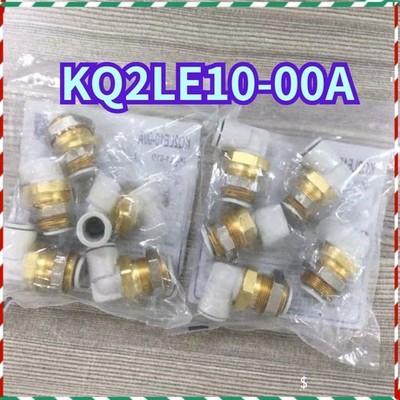 10PCS NEW SMC KQ2LE10-00A One-Touch Pneumatic Straight Male Thread to Tube *yt