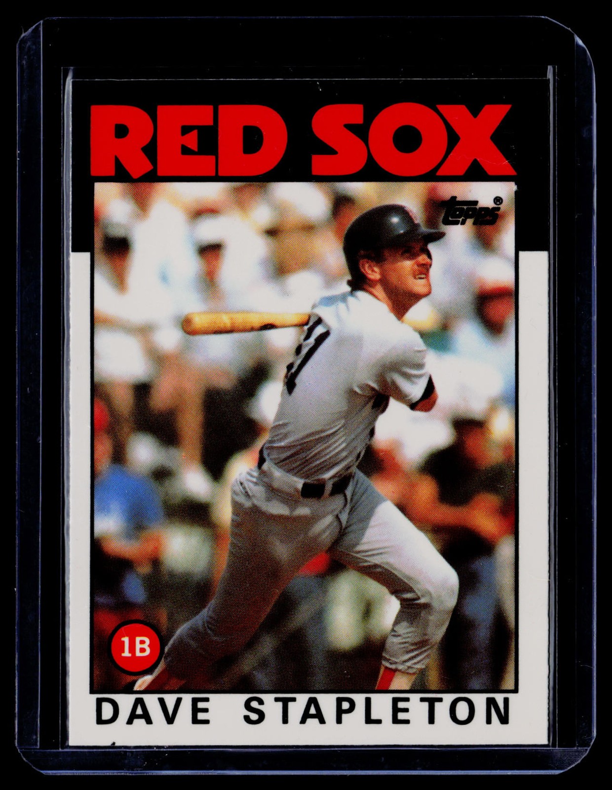 Dave Stapleton 1986 Topps Collector's Edition (Tiffany) #151
