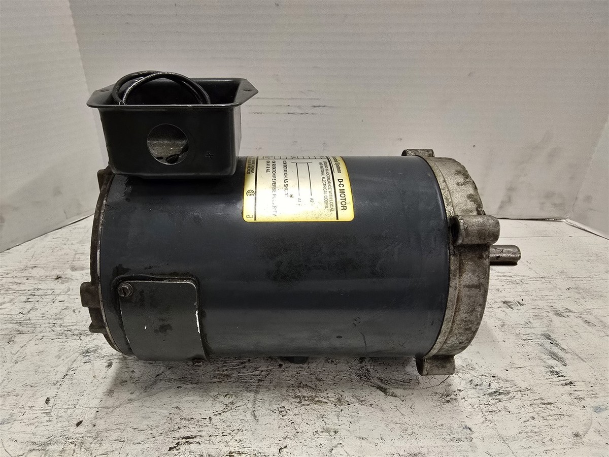 GE 5BPA56KAG19B 1/3HP DC Motor 1725 RPM 56 FR 90V 3.5 Amp | eBay
