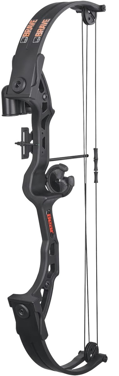 Bear Archery Brave Youth Bow Includes Whisker Biscuit, Arrows, 26