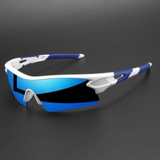 Unisex Sports Sunglasses Polycarbonate UV400 Cycling Running Fishing Glasses