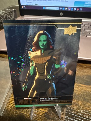 2023 Upper Deck Marvel What If 47 Gamora, Daughter of Thanos Possibilities
