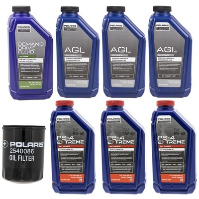 Polaris PS-4 Extreme Full Service Oil Change Kit RZR 900 1000 S 4 Trail 2540086