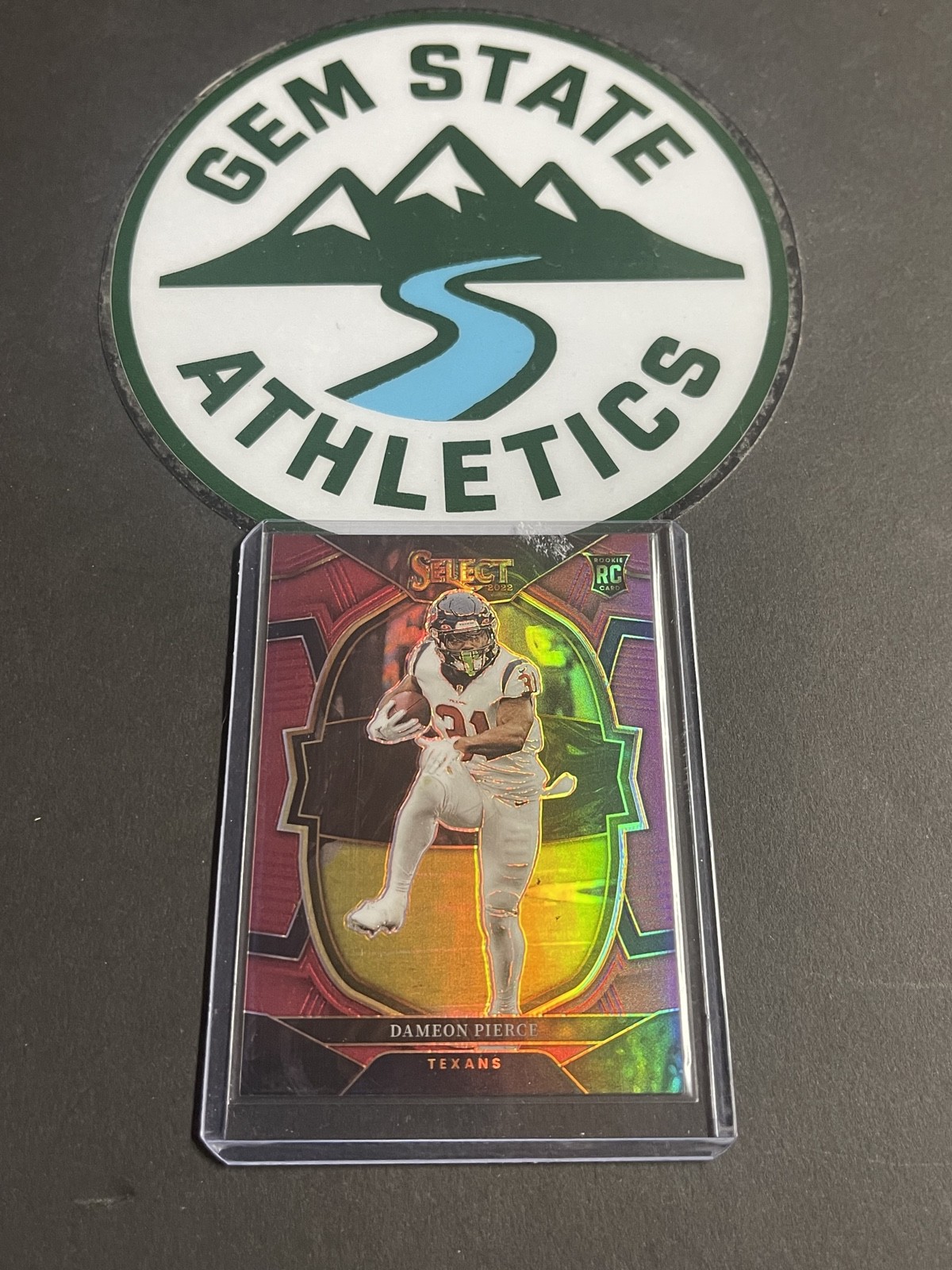 2022 Panini Select - Concourse Dameon Pierce #47 Maroon Prizm /149 (RC)