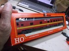 HO Rock Island Tail or Observation Passenger Car Rivarossi Original Box — photo 3