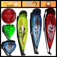 3 Pack Durable Plastic Spin Tops with Metal Tips - Assorted Colors Trompos