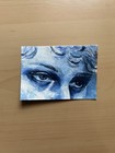 ACEO original art,5SOS, Eyes, Blue, Luke Hemmings Watercolor Painting, 3.5x2.5in — photo 1
