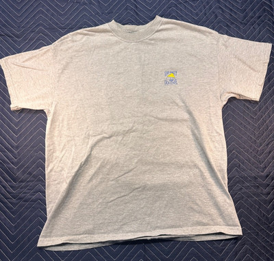 The Salty Dog Cafe Short Sleeve Gray Shirt Hanes Beefy Size XL - Hilton Head SC