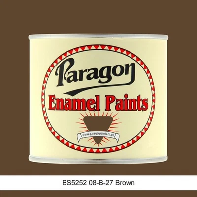 BS5252 08-B-27 Brown Coach And Machinery Enamel Paint - Image 1 of 3
