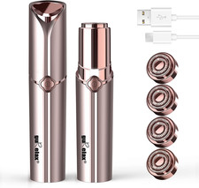 Electric Facial Hair Remover for Women Painless Face Shaver Chin Lip Peach Fuzz