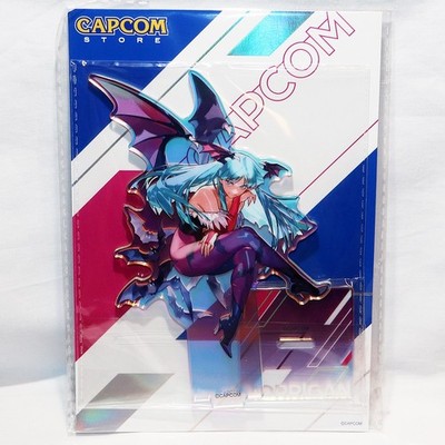 CAPCOM Store Official Holo Acrylic Stand Morrigan Vampire Savior Dark Stalkers